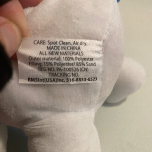 Elephant Plush Stuffed Animal Toy Tooth Holder Pocket RMS International 6" - Picture 4 of 7